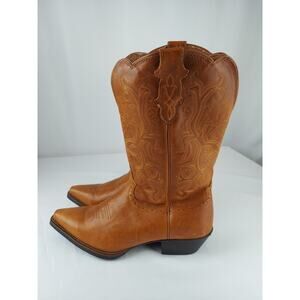 Justin Boots Cowgirl Western Women's Style L2557 Brown Leather Boots NEW 11 B